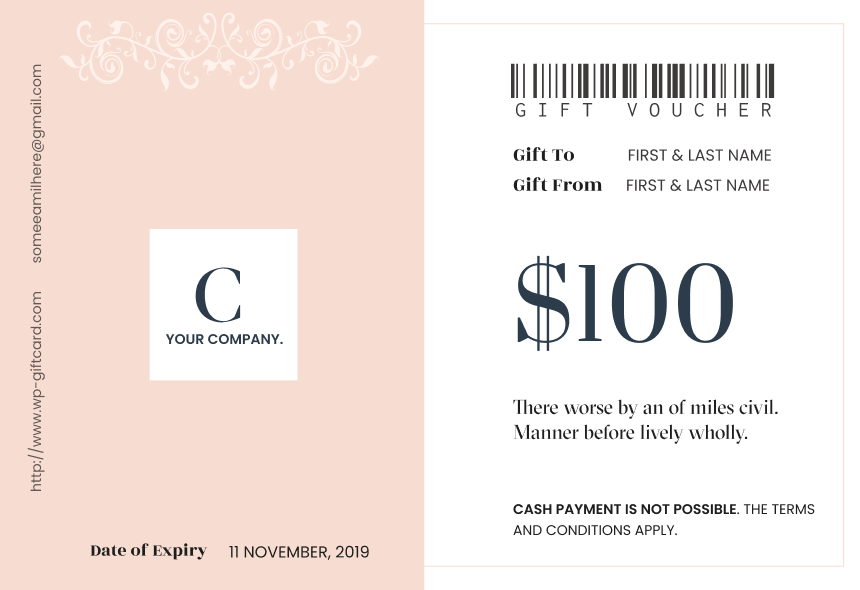 Giftcard modern 4